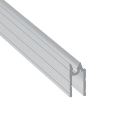 7mm Hybrid Extrusion with Equal Legs and Gasket Groove - 4m Long