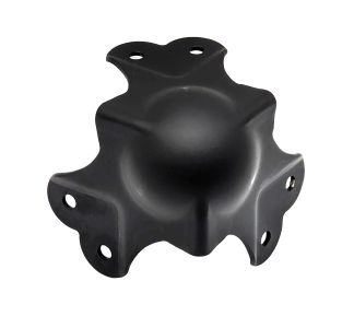 Large Black Heavy Duty Ball Corner with 30mm Offset and 2.5mm Radius