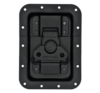 Large Black Recessed MOL Latch in Deep Dish