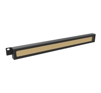 1U security-rackpanels met gerookt venster