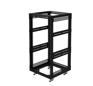 20U Open Tower System with Square Hole Rails – 510mm Deep