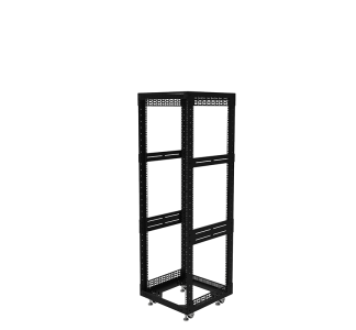 32U Open Tower System with Square Hole Rails – 510mm Deep