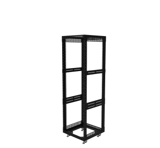 34U Open Tower System with Square Hole Rails – 510mm Deep