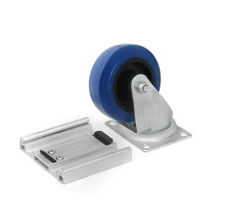 Plate for European Castors with 79mm x 104mm x 3.1mm Top Plates