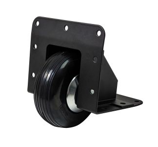 80mm Heavy Duty Black Edge Castor with Black Wheel