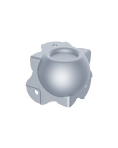 Large PennBrite Female Stackable Ball Corner with 30mm Offset and 0.5mm Radius