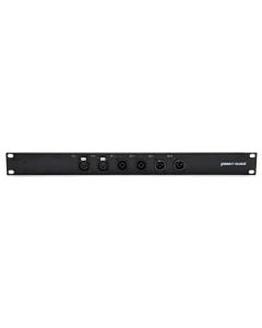 1U Six-Way Rack Panel with XLR Female/Male Link and L & R Speaker with 1m Tails