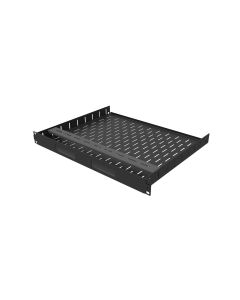 1U Vented Rack Shelf & Magnetic Faceplate For 2 x ROKU 4 ULTRA