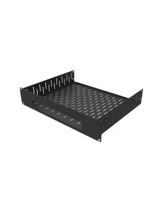 2U Vented Rack Shelf & Magnetic Faceplate For 1 X WATCHGUARD FIREBOX T30