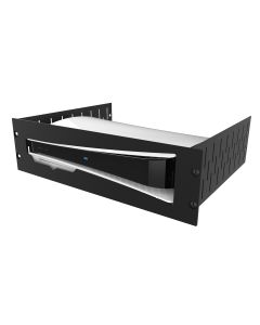 3U Vented Playstation Rack Shelf & Magnetic Faceplate For PS5