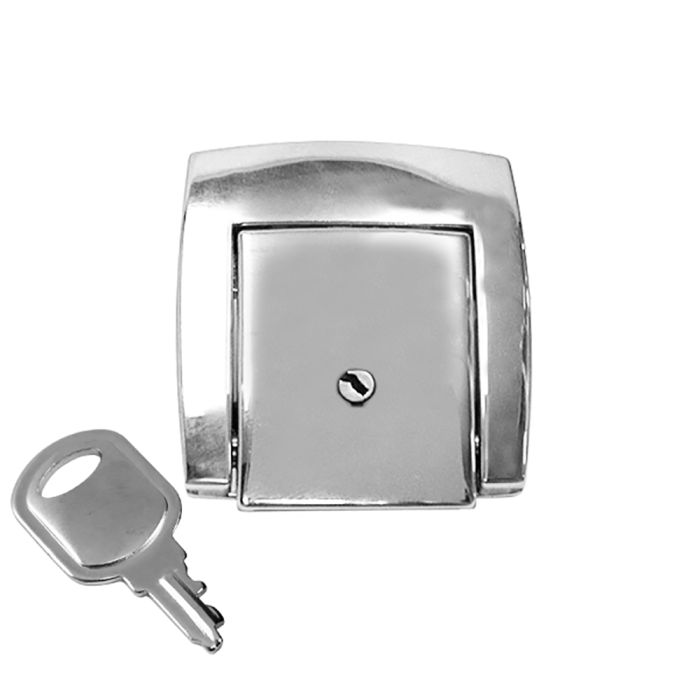 Die-Cast Polished Chrome Draw Latch with Key Lock_die-cast-polished ...