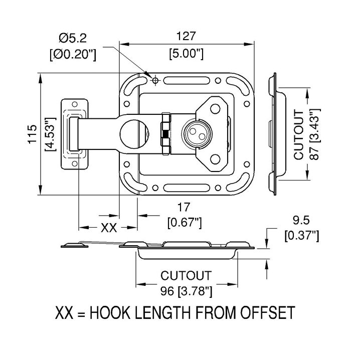 Large Overlatch in Shallow Offset Dish - 1 5/8 Blade_large