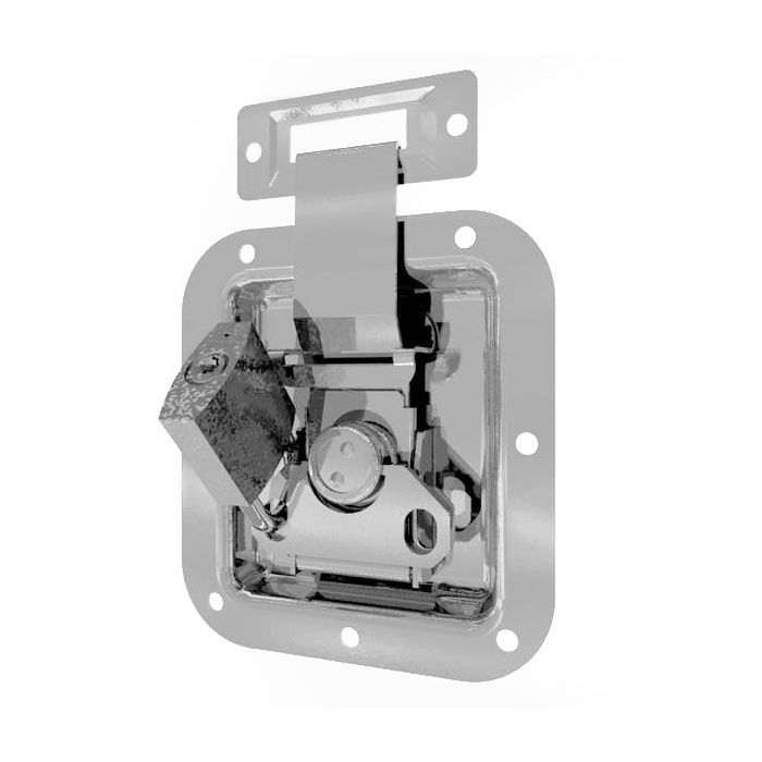 Medium Padlockable Recessed Latch with Extended Slider in 13mm Deep ...