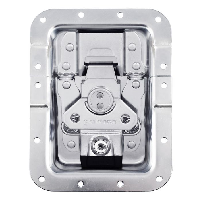 Large Recessed MOL5 Latch with Padlock Brackets and Key Lock in Deep ...