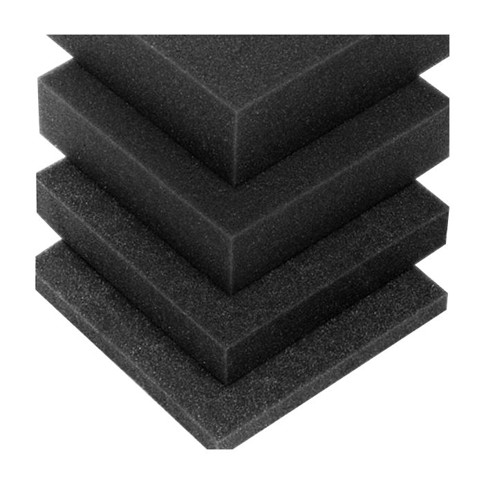 EVA Foam Sheets Black 9.6 Inch x 9.6 Inch 10mm Thickness for