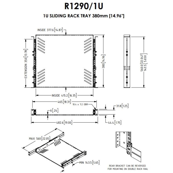 Sliding Rack Shelf with Stay Open Latch | Lowell Manufacturing