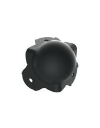 Large Black Ball Corner with 30mm Offset with 5mm Radius