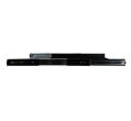 1U Black 560mm Deep Sliding Rack Tray with Universal Fixing