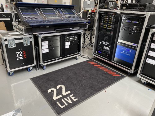 22Live Control and Monitor package for Aitch Summer festival dates 