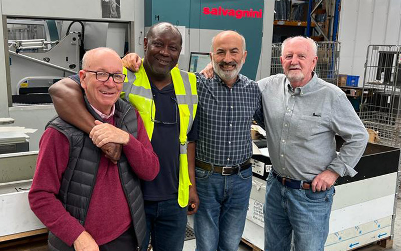 Langdurig personeel met Roger Willems - Noel, Riad en Frank