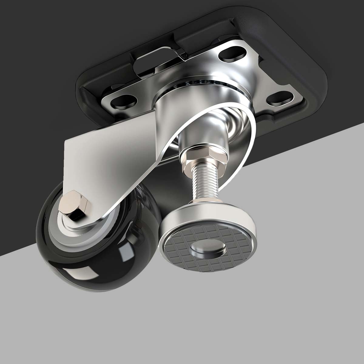 We stock a variety of castors and wheels that can match the size of your flight case